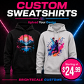 Custom Printed Hoodie – Upload Your Own Design