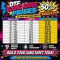Custom DTF Gang Sheet Builder | Build Your Gang Sheet On Our Website!