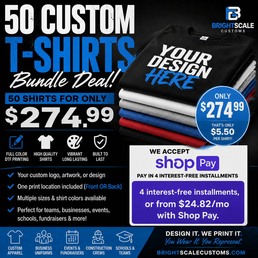 50 T-Shirt | Full Color | Bundle