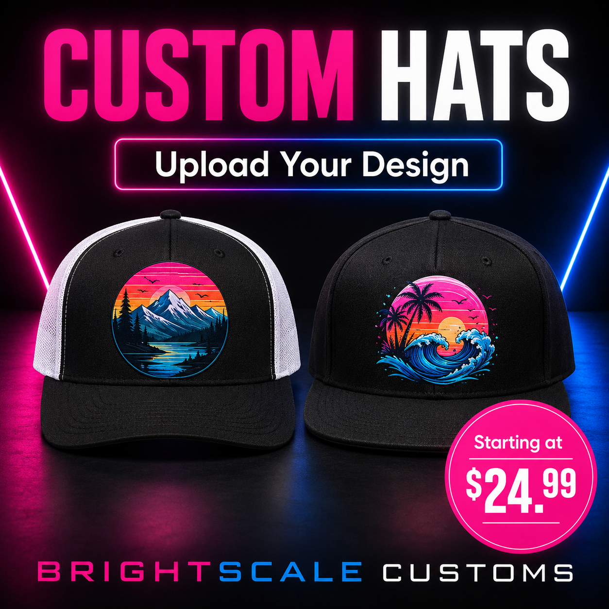 Custom Hat | Upload Your Logo