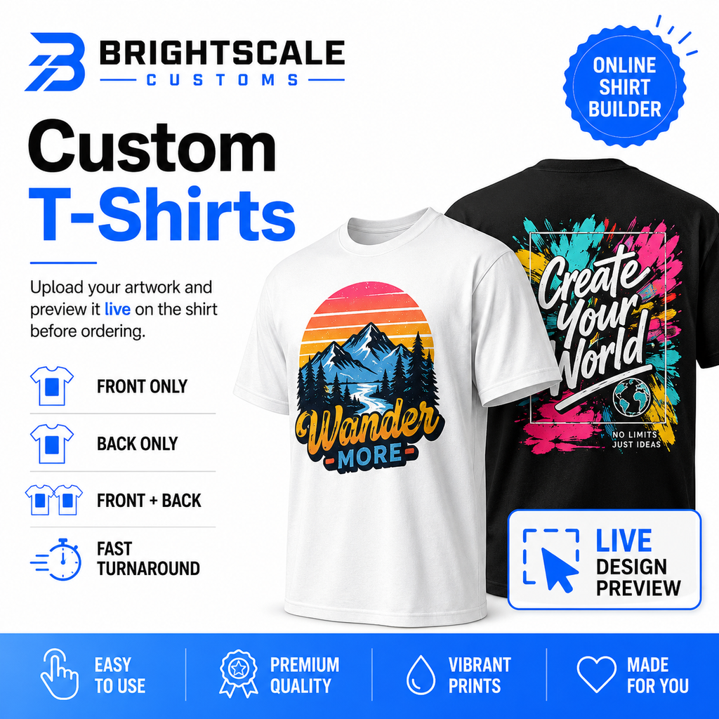 Custom T-Shirt | DTF Transfer | Fast Shipping